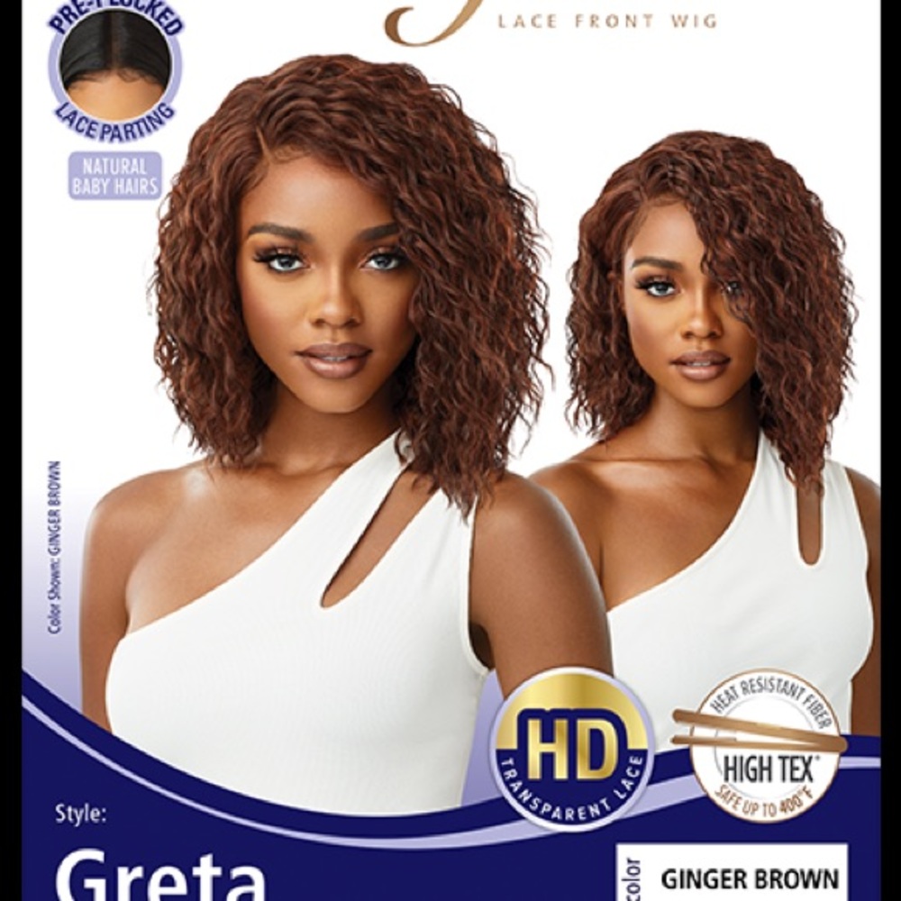 LACE FRONT WIG- brown